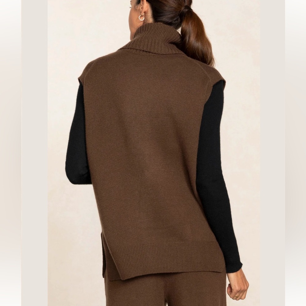 NakedCashmere Brown Cowl Neck Sweater - Picture 3 of 10